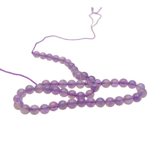 Amethyst beads drilled 10pcs